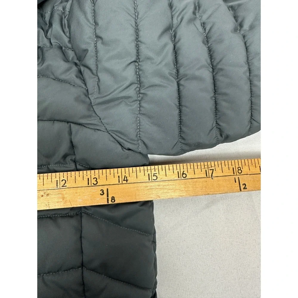 Columbia Hooded Puffer Jacket Kids Small 8 Charcoal Grey Sportswear Winter Coat